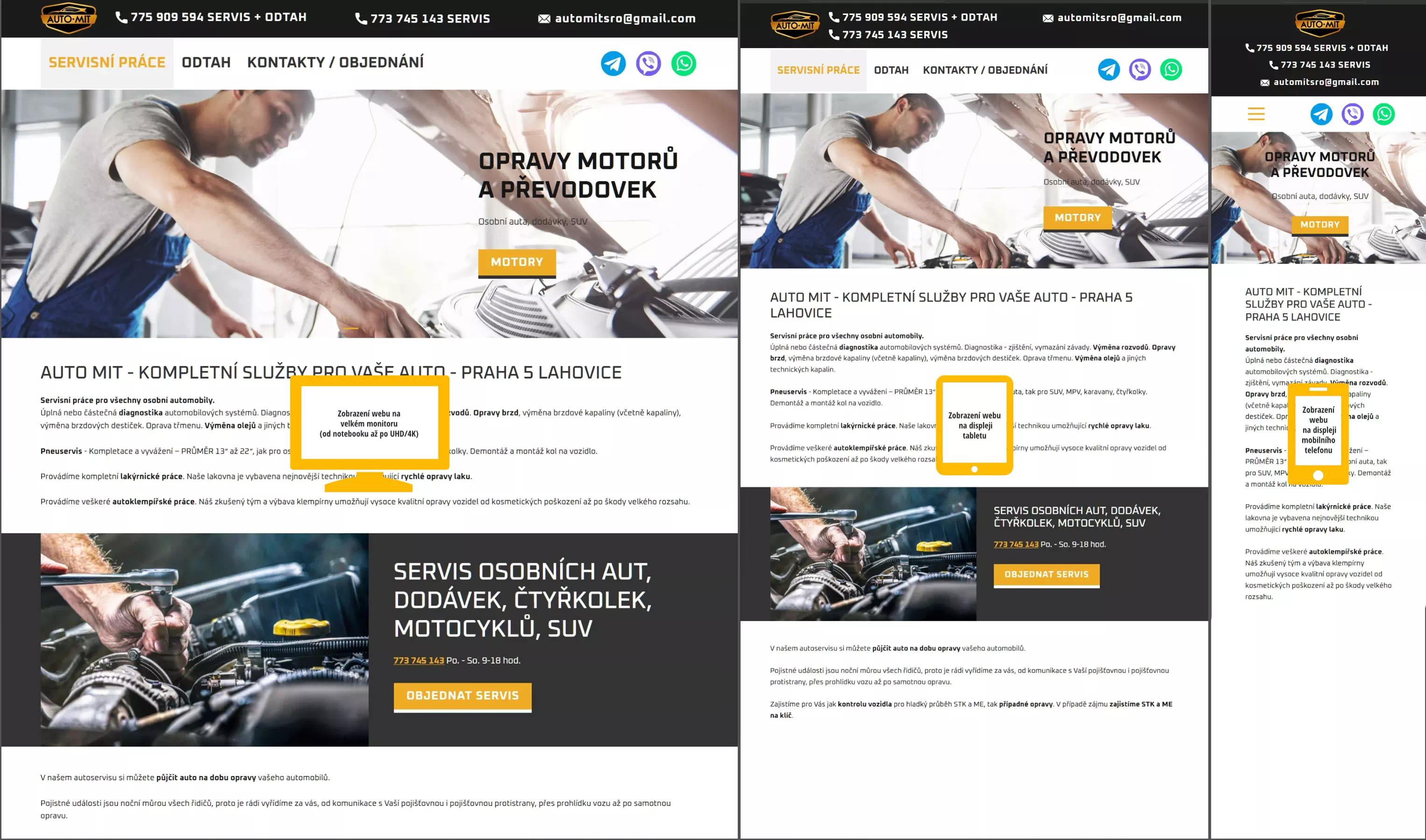 ukázka webu